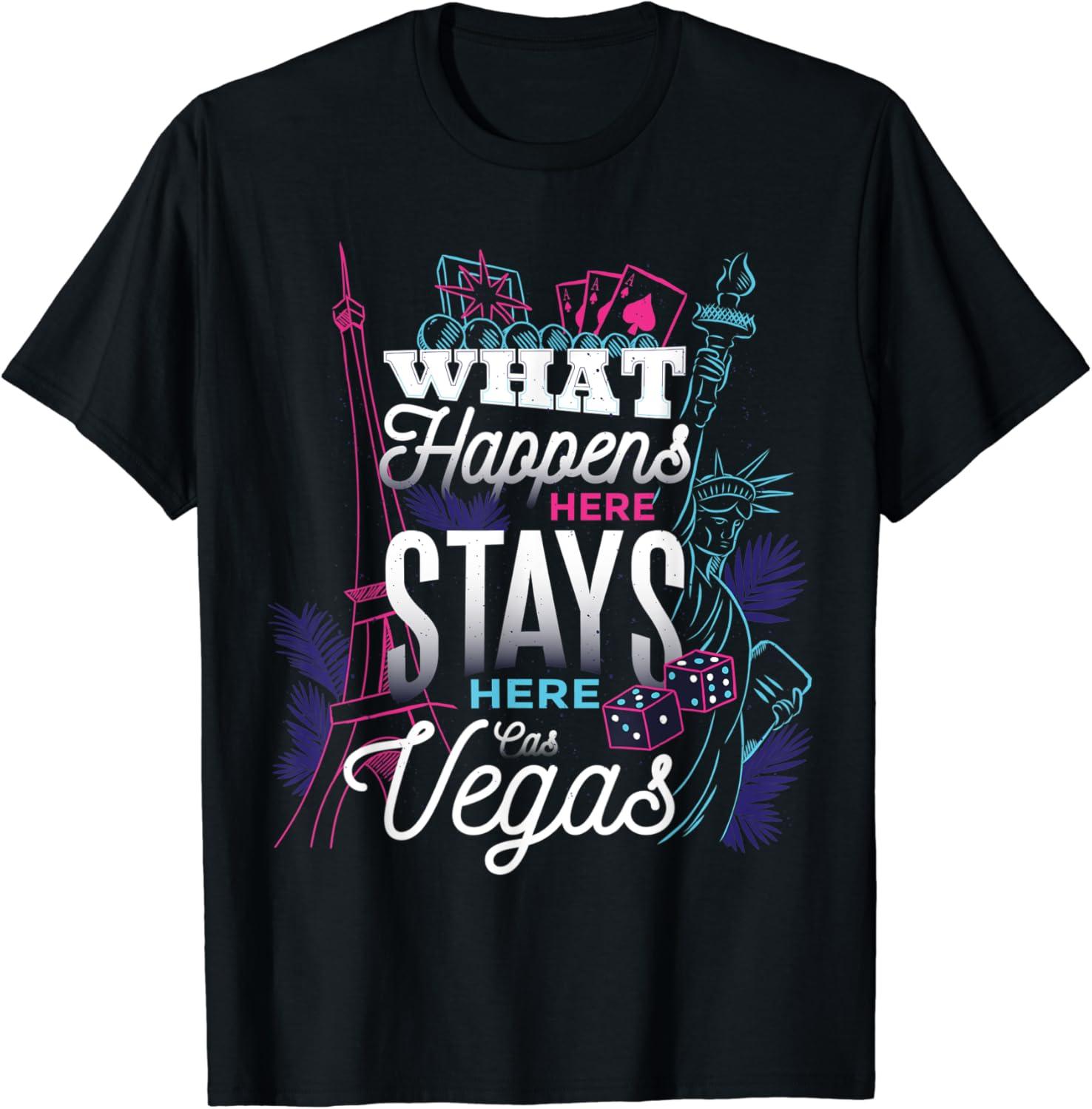 TeeQuoTee Las Vegas Night Life T-Shirt - What Happens In Vegas ...